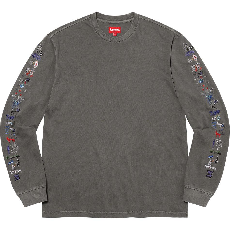 Supreme AOI Icons L/S Top Truien Zwart | NL312FM