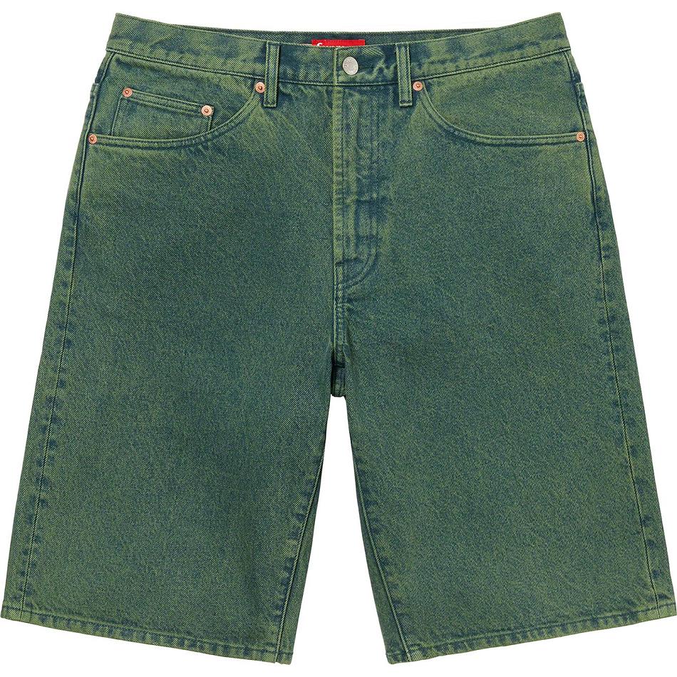 Supreme Baggy Denim Badebukse Groen | NL358IS