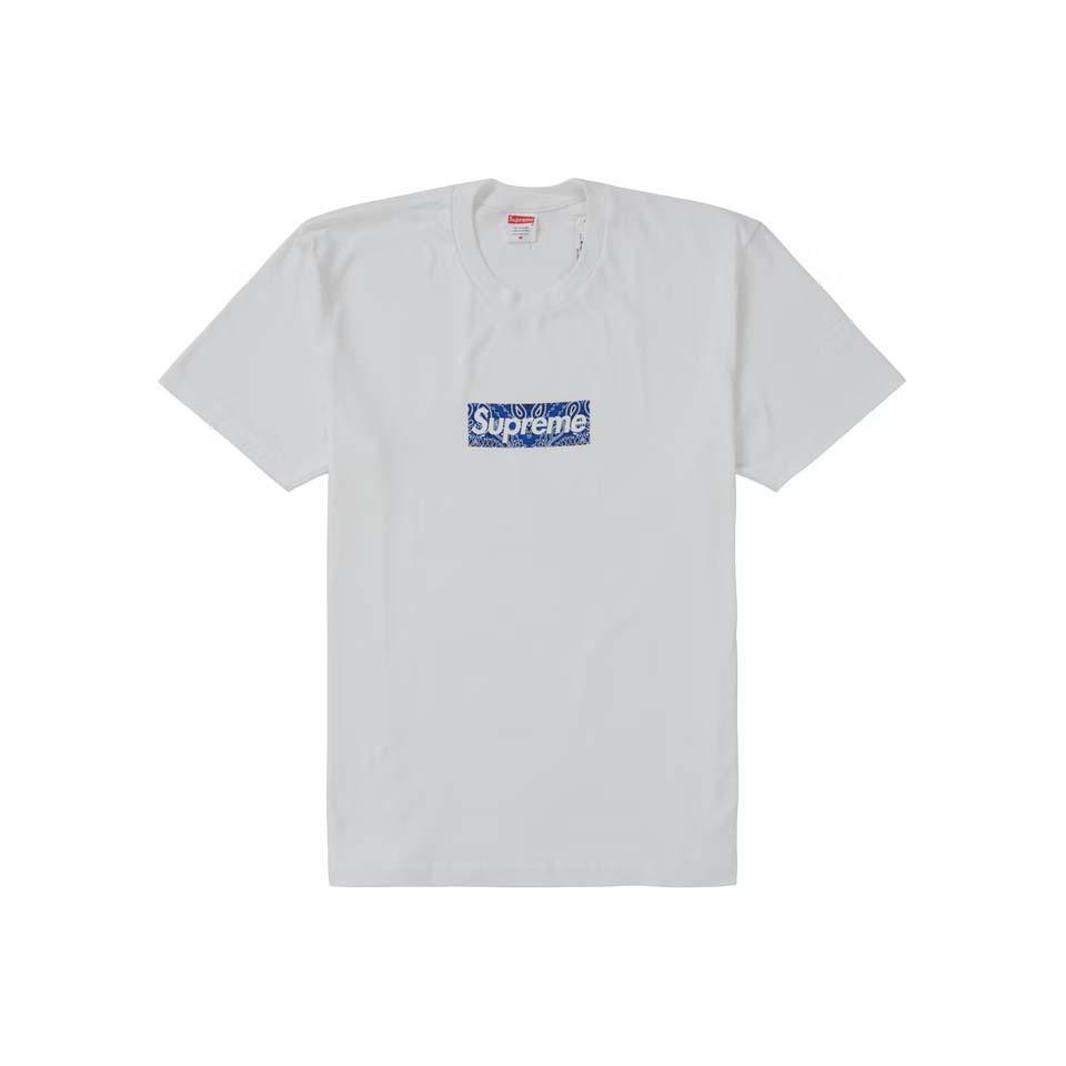 Supreme Bandana Box Logo T-shirts Wit | NL203OR