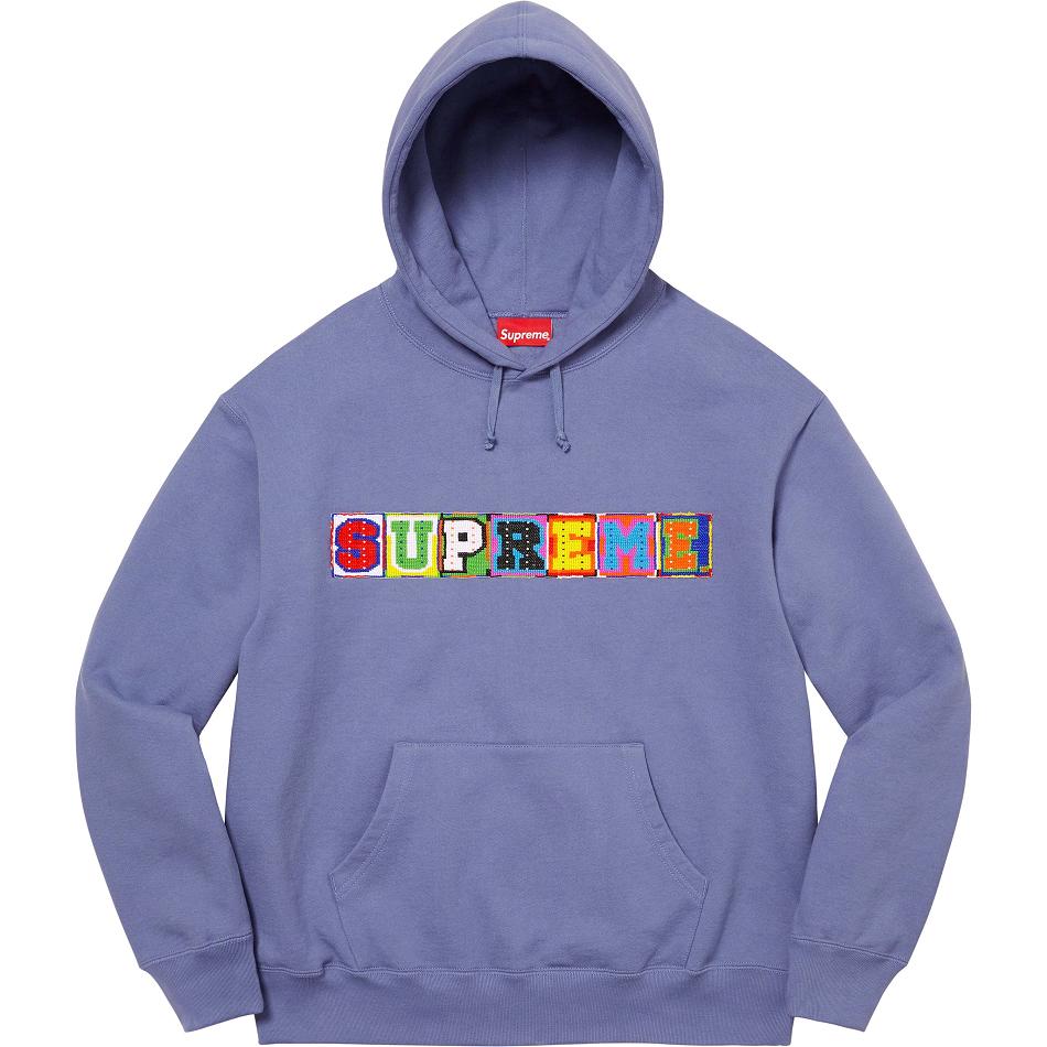 Supreme Beaded Met Capuchon Sweatshirts Paars | NL274WY