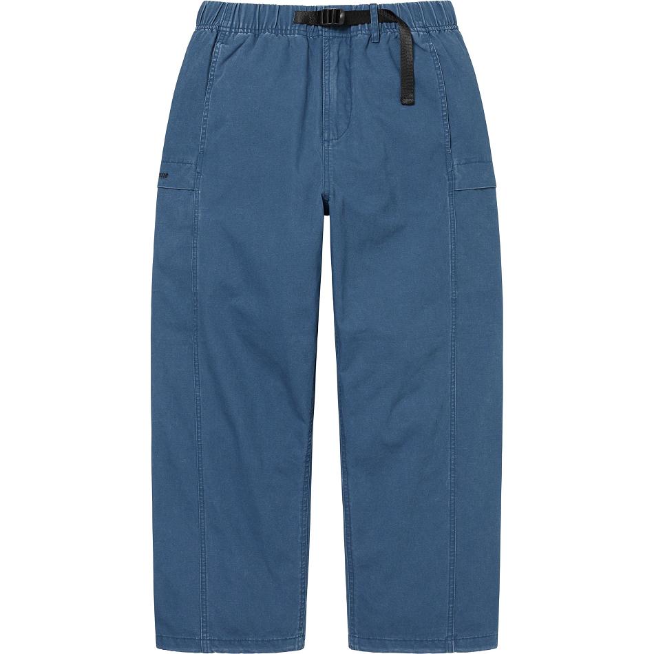 Supreme Belted Trail Pant Broek Donkerblauw | NL413AP