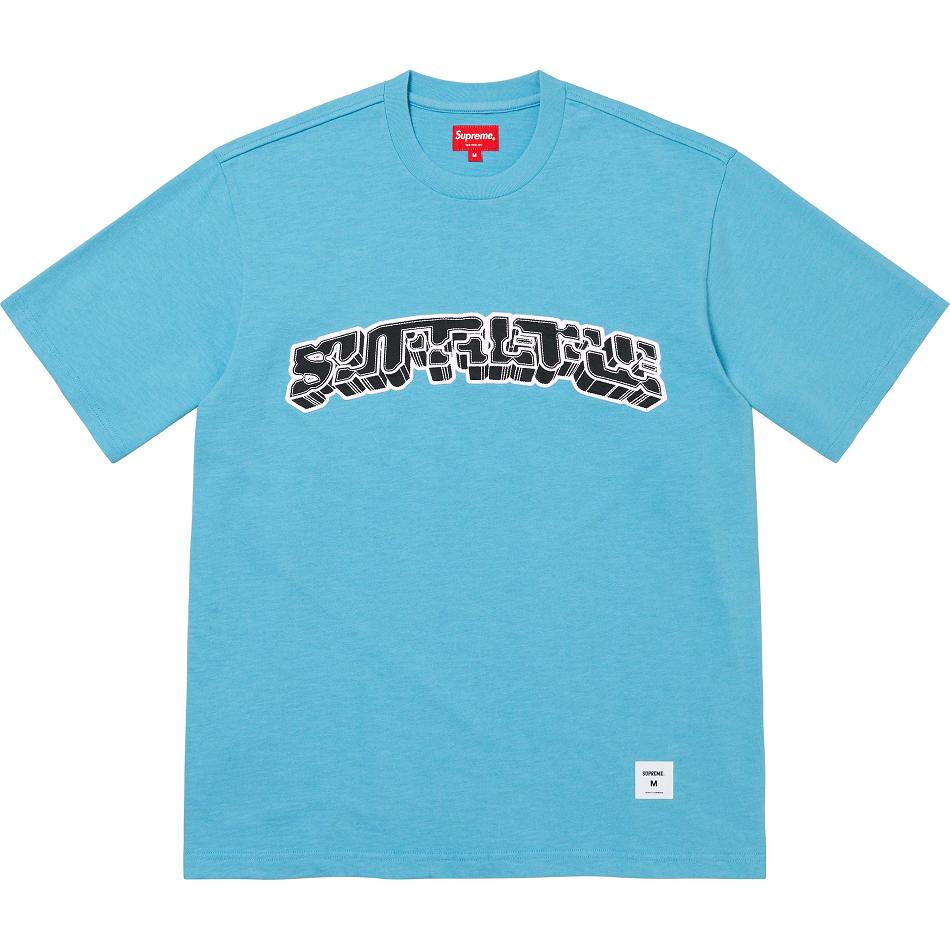 Supreme Block Arc S/S Top Truien Blauw | NL331UT