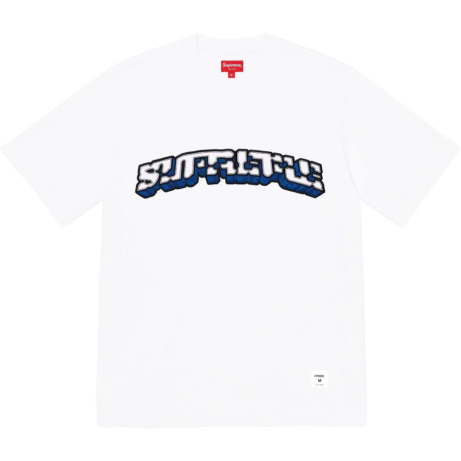 Supreme Block Arc S/S Top Truien Wit | NL329TV