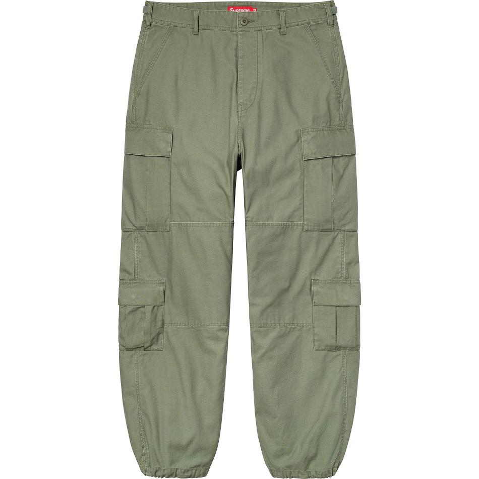 Supreme Cargo Pant Broek Olijfgroen | NL397XF