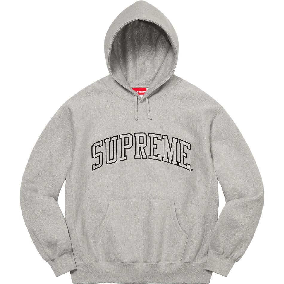 Supreme Glitter Arc Met Capuchon Sweatshirts Grijs | NL299QZ