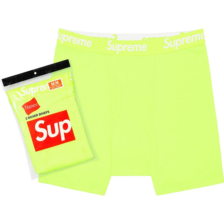 Supreme Hanes® Boxer Briefs (2 Pack) Ondergoed Groen | NL100PQ