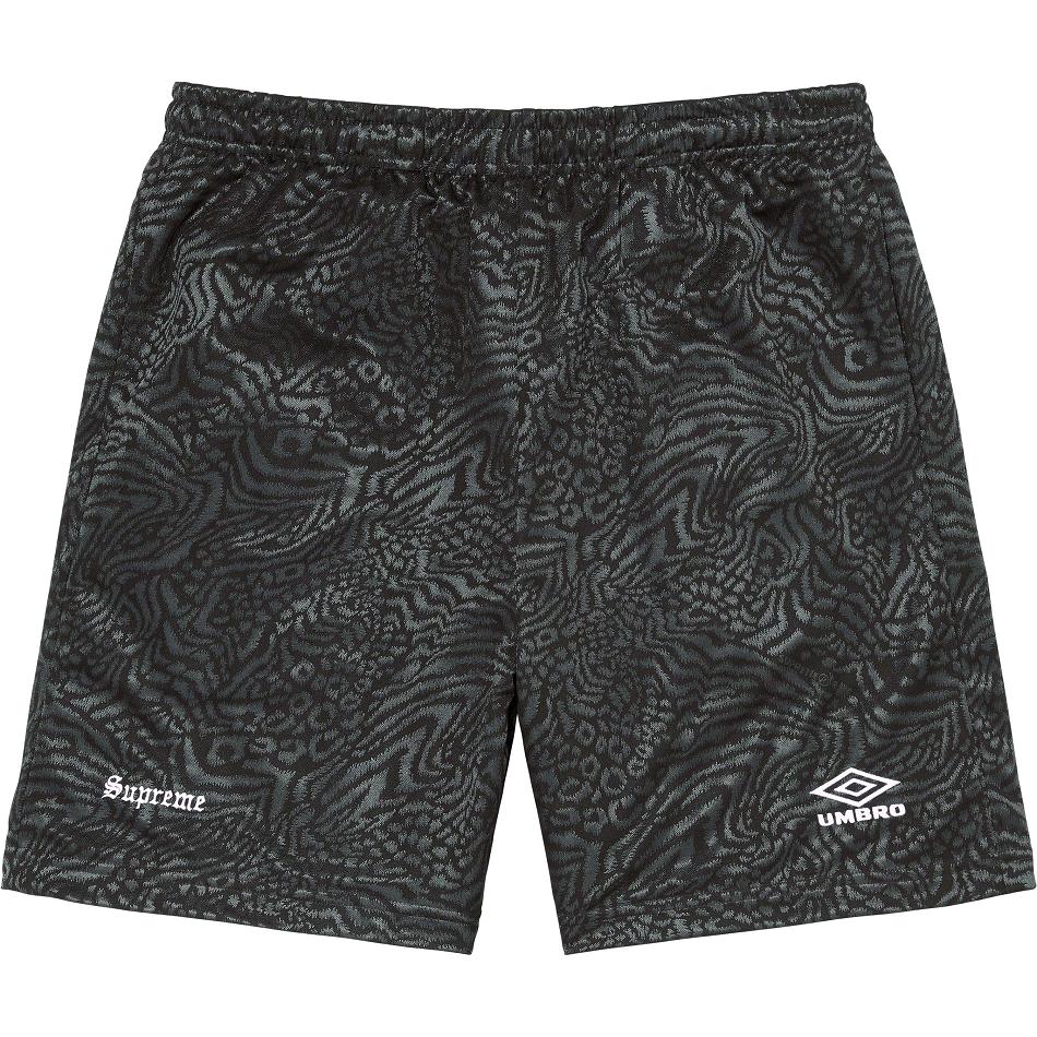 Supreme Jacquard Animal Print Soccer Badebukse Zwart | NL361AP