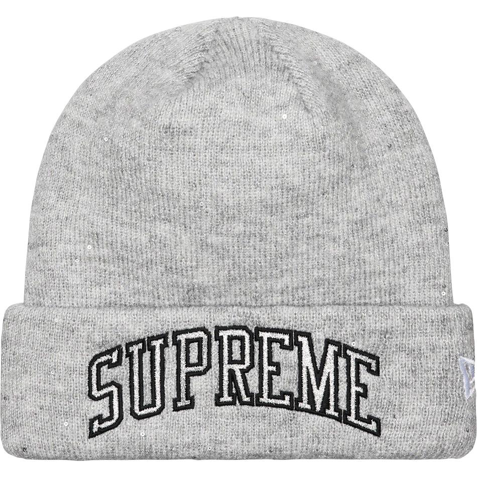 Supreme New Era® Metallic Arc Beanie Hoeden Grijs | NL148YU