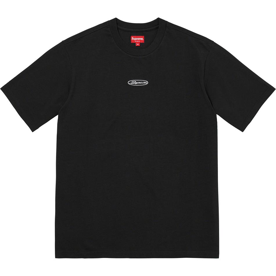 Supreme Oval Logo S/S Top Truien Zwart | NL337DN