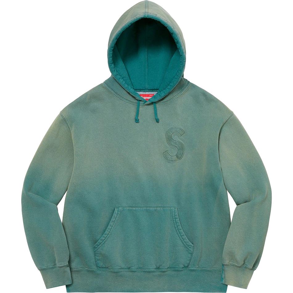 Supreme Overdyed S Logo Met Capuchon Sweatshirts Donkerblauw | NL280IS