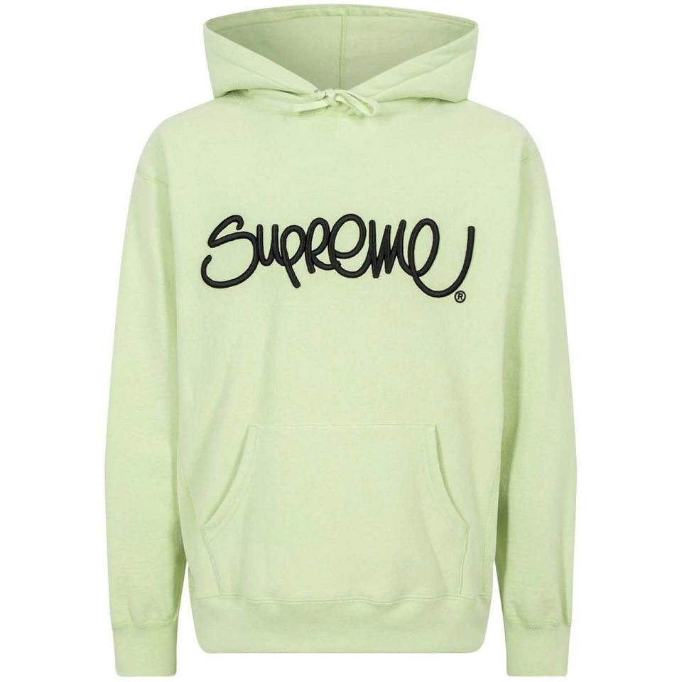 Supreme Raised Handstyle Hoodie Yello | NL470HK