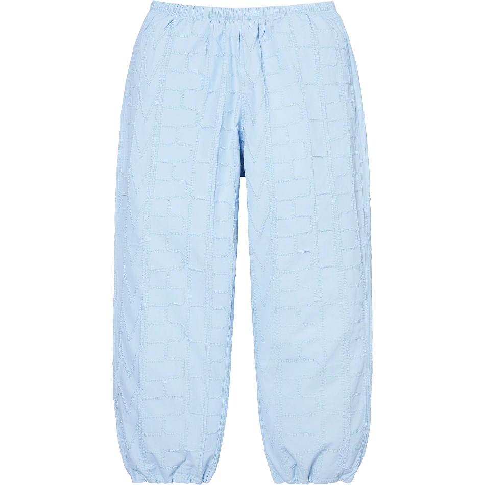 Supreme Repeat Stitch Track Pant Broek Blauw | NL399VD