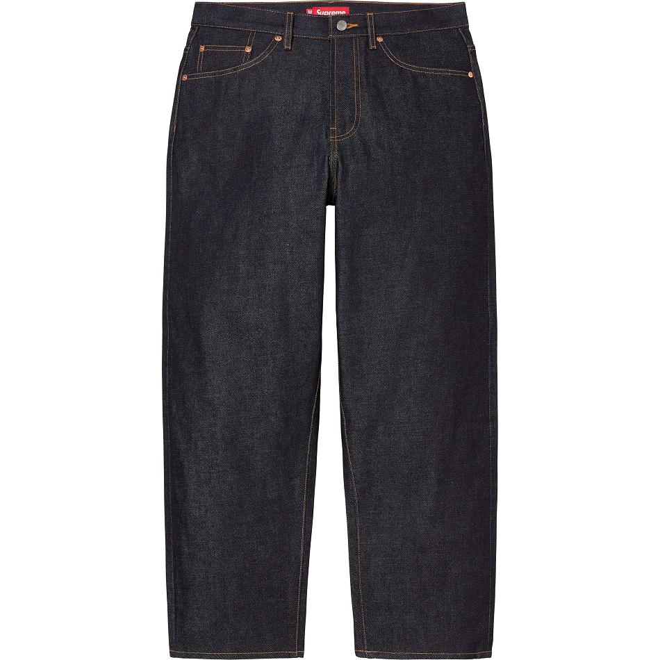 Supreme Rigid Baggy Jean Broek Zwart | NL427NB