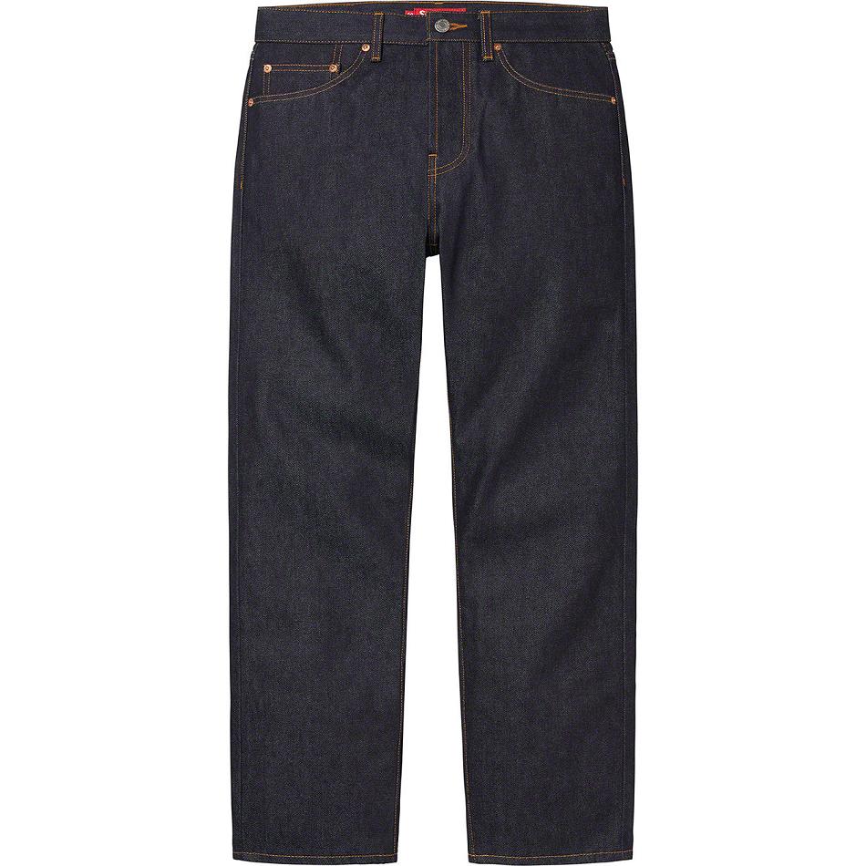 Supreme Rigid Slim Jean Broek Zwart | NL436IS