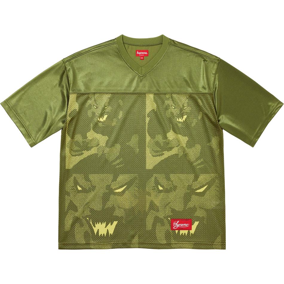 Supreme Ronin Football Jersey Truien Olijfgroen | NL306IS