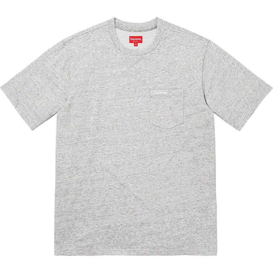 Supreme S/S Pocket Tee Truien Grijs | NL319XF