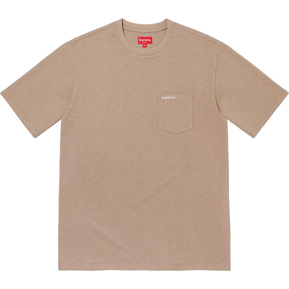 Supreme S/S Pocket Tee Truien Khaki | NL317LH