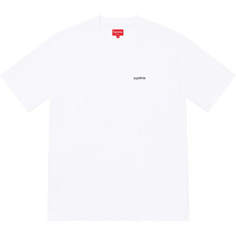 Supreme S/S Pocket Tee Truien Wit | NL322BC