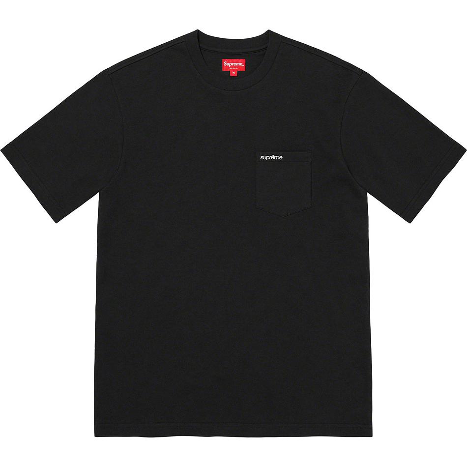 Supreme S/S Pocket Tee Truien Zwart | NL320CE