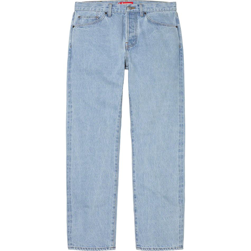 Supreme Stone Washed Slim Jean Broek Blauw | NL435UT