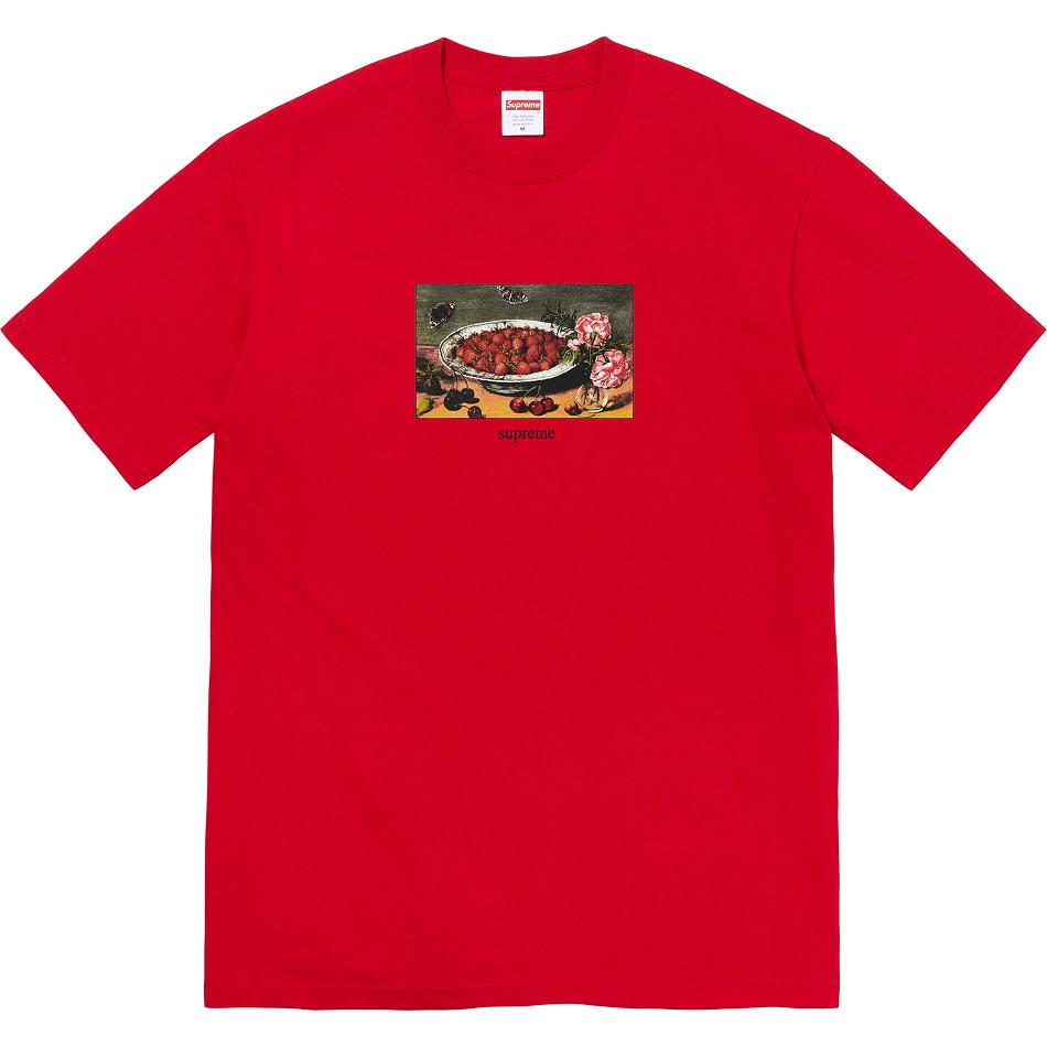 Supreme Strawberries Tee T-shirts Rood | NL252YU