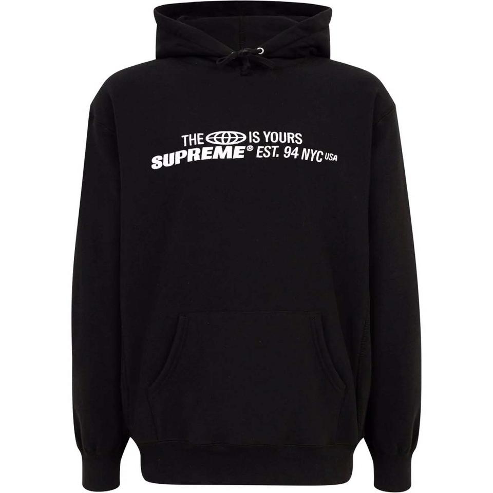 Supreme The World Is Yours Printed Hoodie Zwart | NL463OR