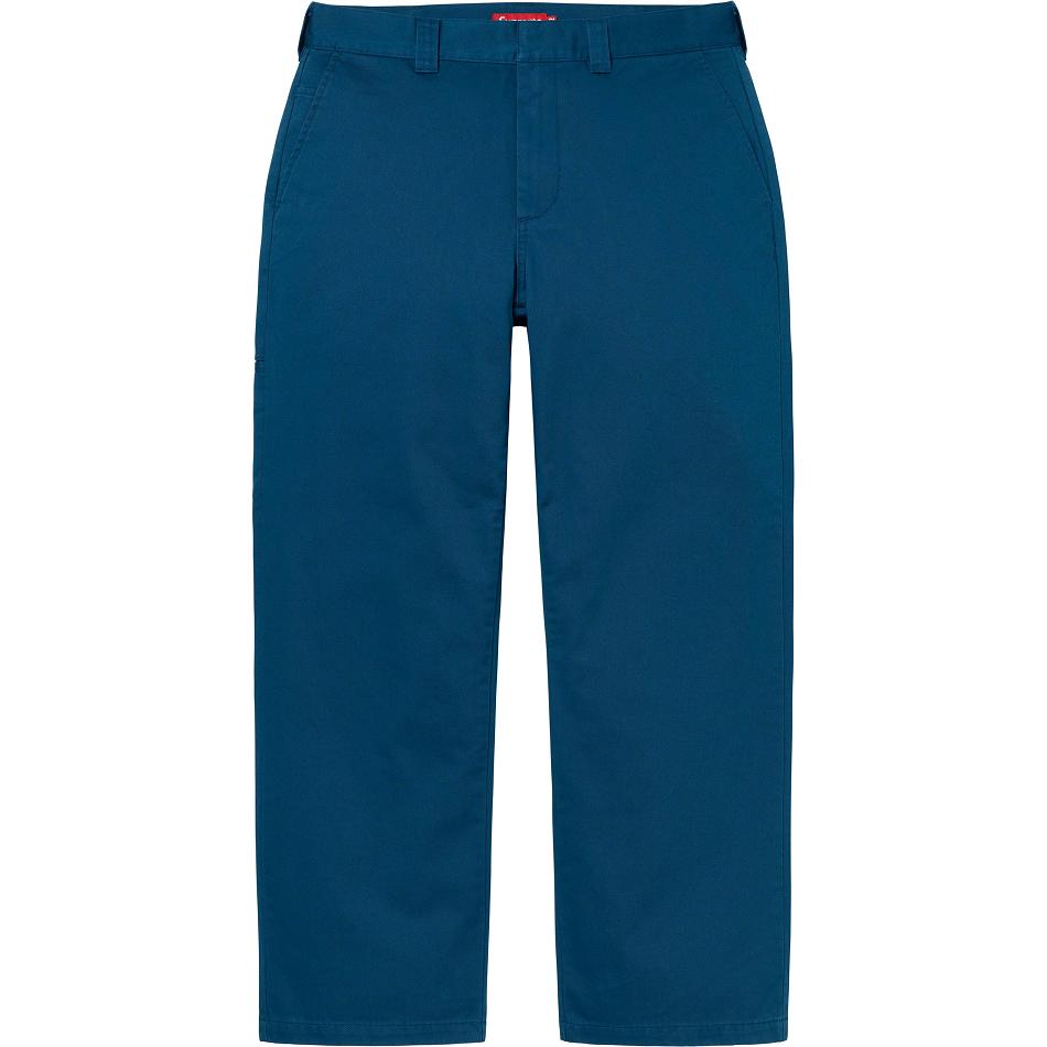 Supreme Werk Pant Broek Donkerblauw | NL420KI