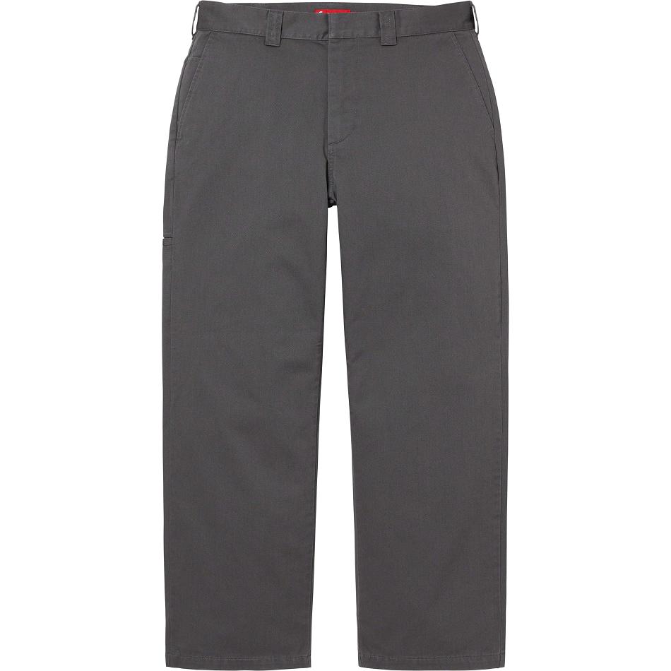 Supreme Werk Pant Broek Grijs | NL419JJ