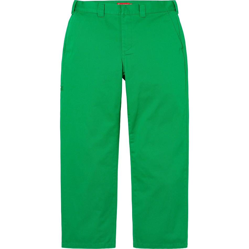 Supreme Werk Pant Broek Groen | NL418HK