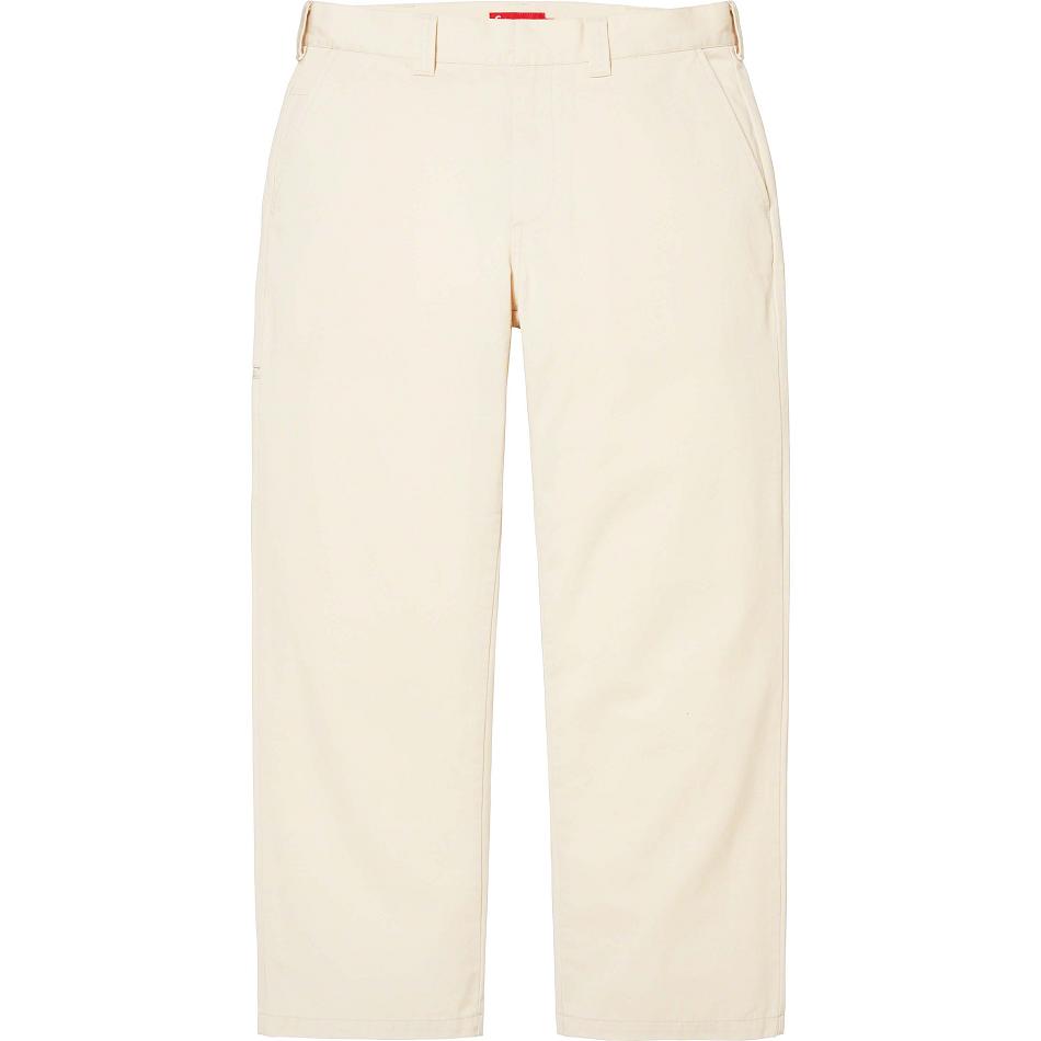 Supreme Werk Pant Broek Wit | NL422ZG