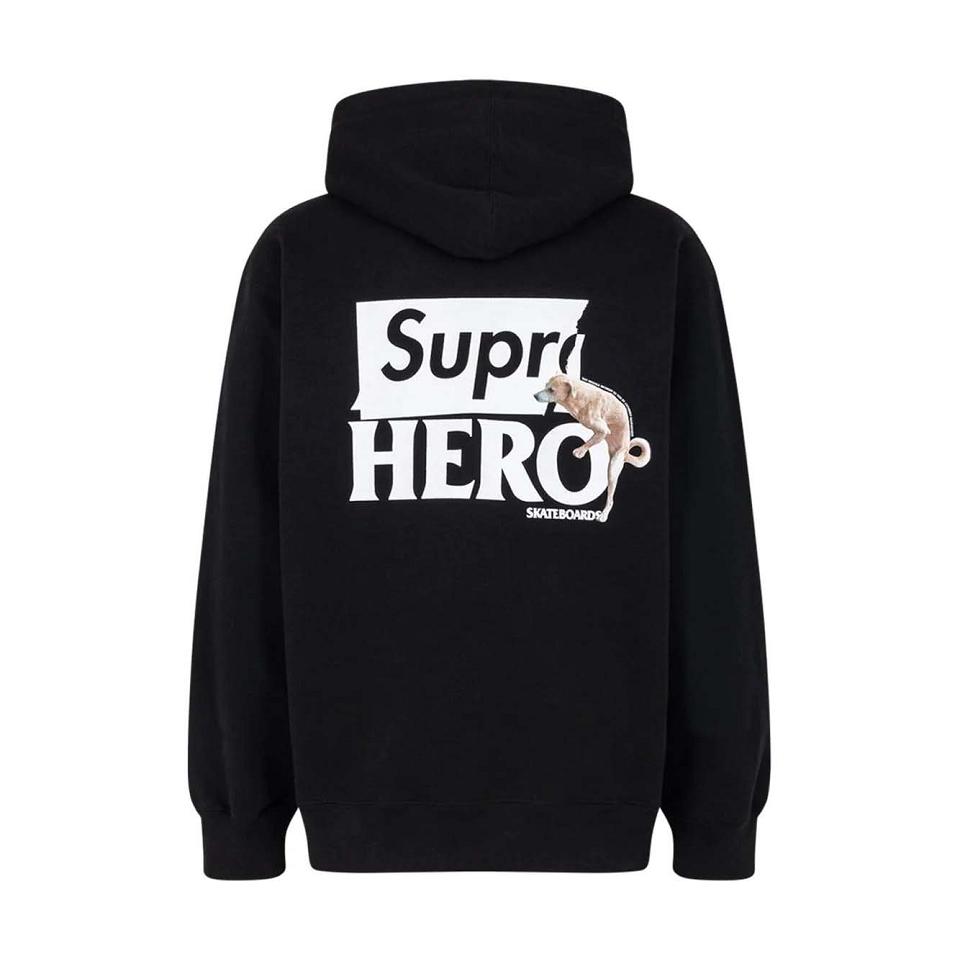 Supreme X Antihero Hoodie Zwart | NL459TV