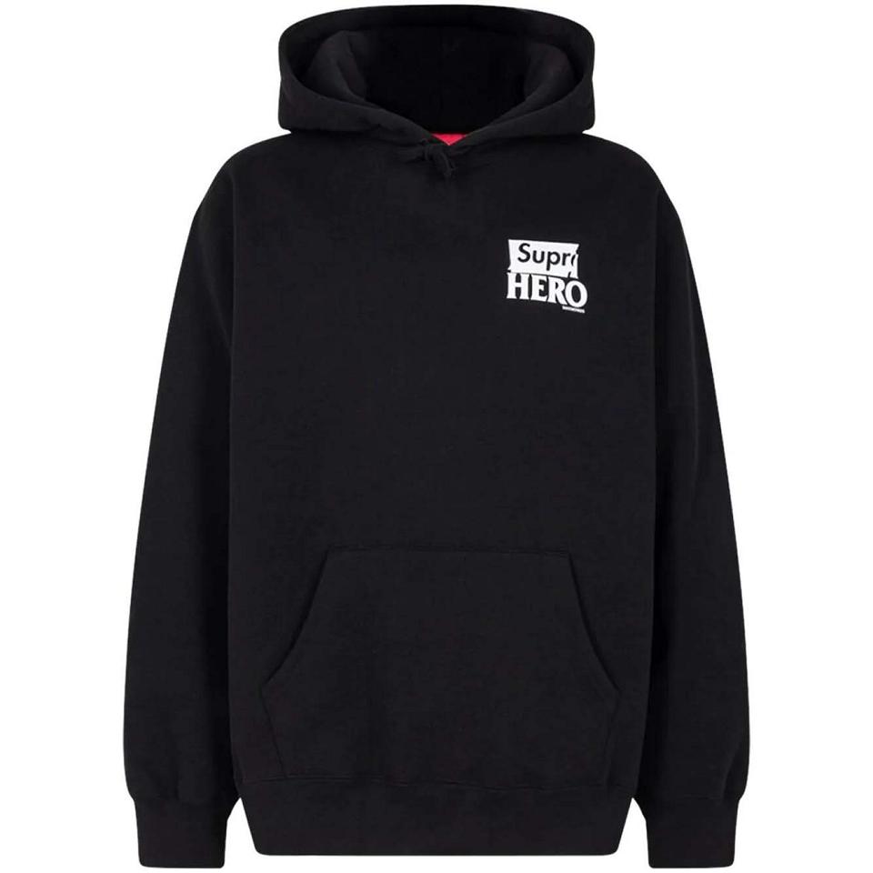 Supreme X Antihero Hoodie Zwart | NL459TV