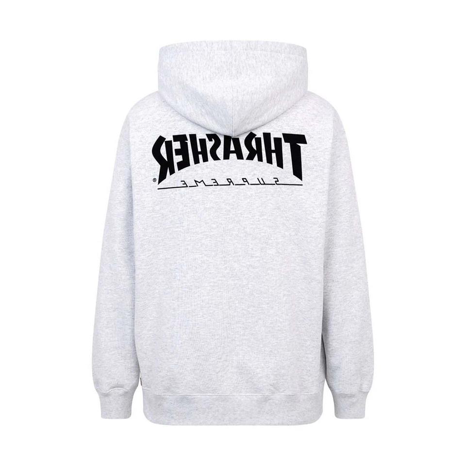 Supreme X Thrasher Logo Print “FW21” Hoodie Grijs | NL455QZ