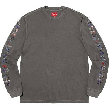 Supreme AOI Icons L/S Top Truien Zwart | NL312FM