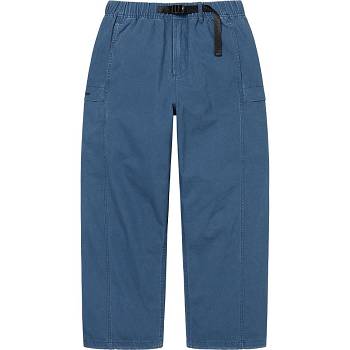 Supreme Belted Trail Pant Broek Donkerblauw | NL413AP