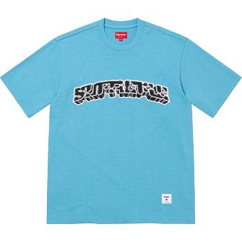 Supreme Block Arc S/S Top Truien Blauw | NL331UT