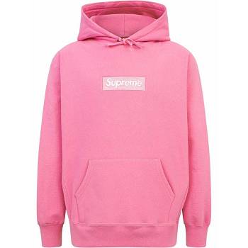 Supreme Box Logo Hoodie Roze | NL487UT