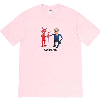 Supreme Business Tee T-shirts Roze | NL216CE