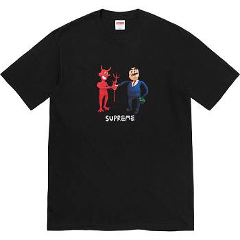 Supreme Business Tee T-shirts Zwart | NL213LH