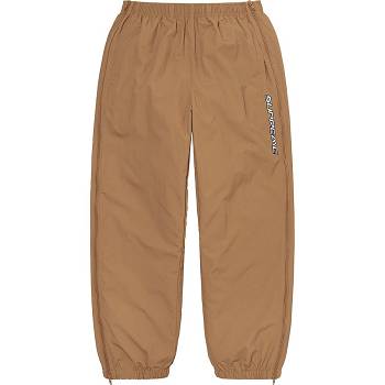 Supreme Full Zip Baggy Warm Up Pant Broek Bruin | NL433TV