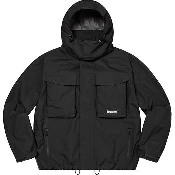 Supreme GORE-TEX PACLITE® Lichtgewicht Shell Jassen Zwart | NL447LH