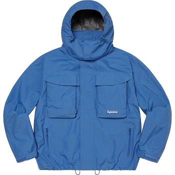 Supreme GORE-TEX PACLITE® Lichtgewicht Shell Jassen Blauw | NL448ZG