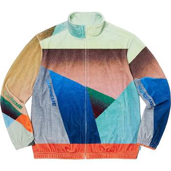 Supreme Geo Velour Track Jassen Gekleurd | NL449XF