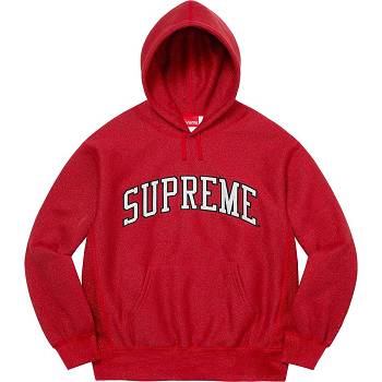 Supreme Glitter Arc Met Capuchon Sweatshirts Rood | NL296BC