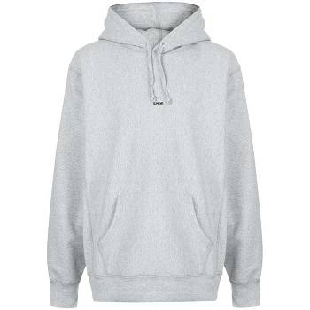 Supreme Gray Micro Logo Hoodie Grijs | NL481QZ