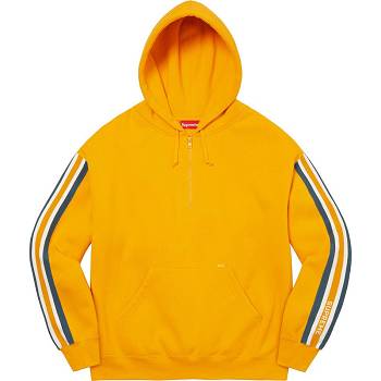 Supreme Half Zip Met Capuchon Sweatshirts Goud | NL294CE