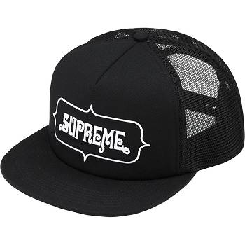 Supreme Highest Mesh Back 5-Panel Hoeden Zwart | NL133JJ