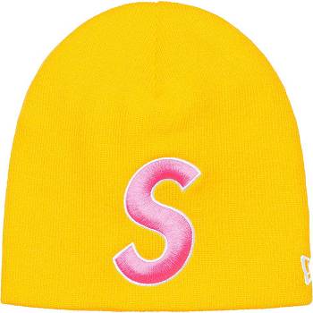 Supreme New Era® S Logo Beanie Hoeden Geel | NL153AP