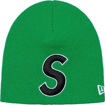 Supreme New Era® S Logo Beanie Hoeden Groen | NL150IS