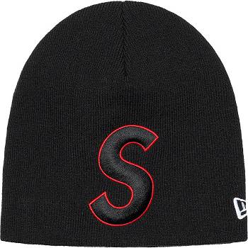 Supreme New Era® S Logo Beanie Hoeden Zwart | NL152PQ